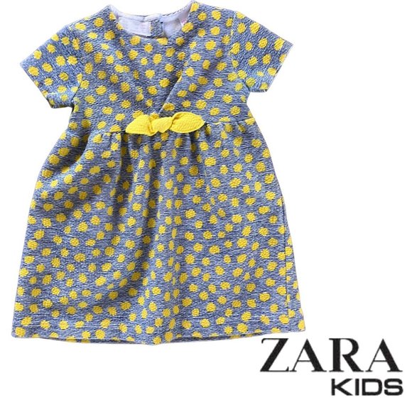Zara Kids Polka Dot Dress 18/24 Months - Picture 1 of 4